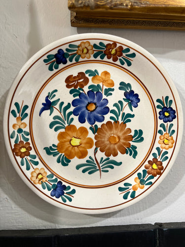 Hand Painted Vintage Wall Plate