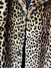 Vintage Faux Leopard Coat