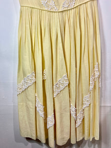 Vintage Yellow Dress